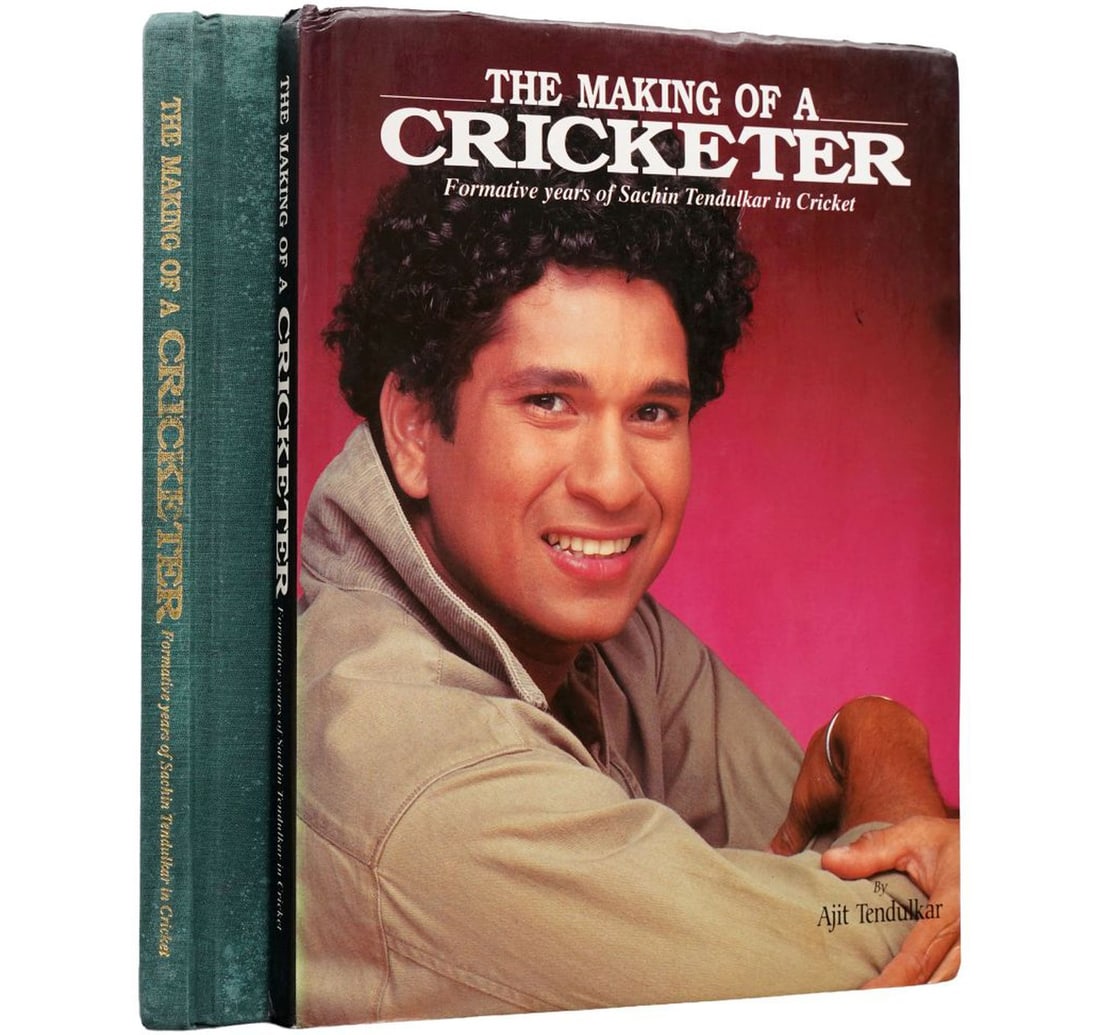 THE MAKING OF A CRICKETER SIGNED BY SACHIN TENDULKAR - 2