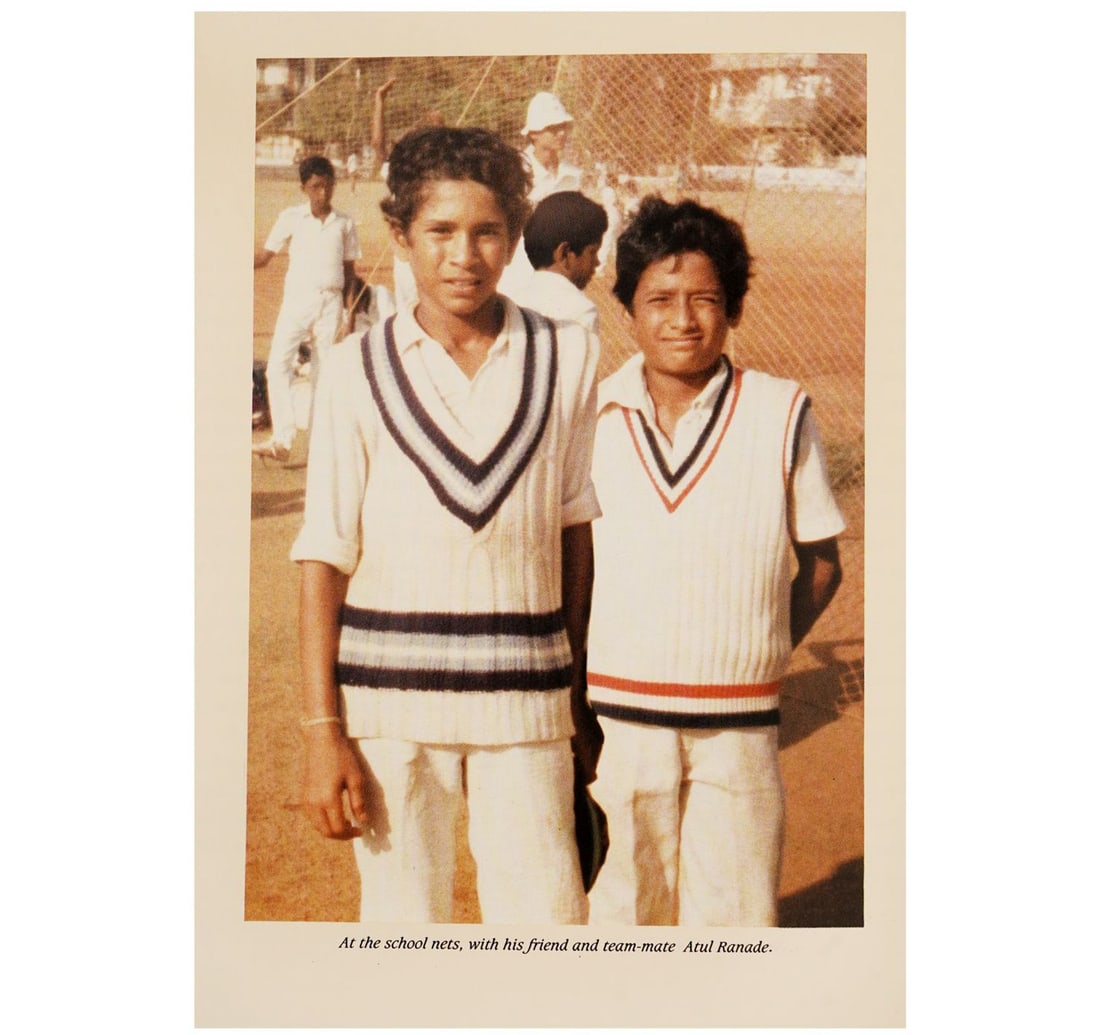 THE MAKING OF A CRICKETER SIGNED BY SACHIN TENDULKAR - 7