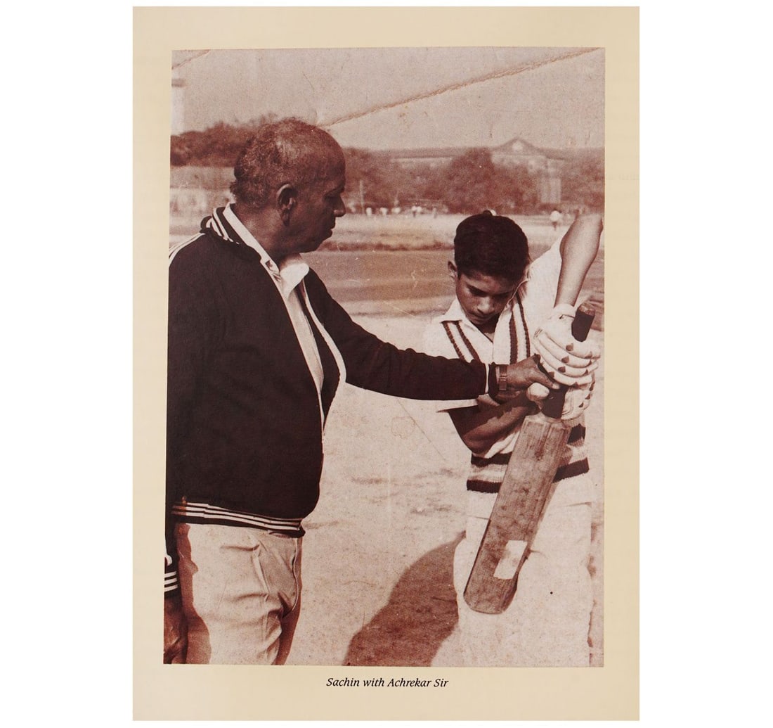 THE MAKING OF A CRICKETER SIGNED BY SACHIN TENDULKAR - 8