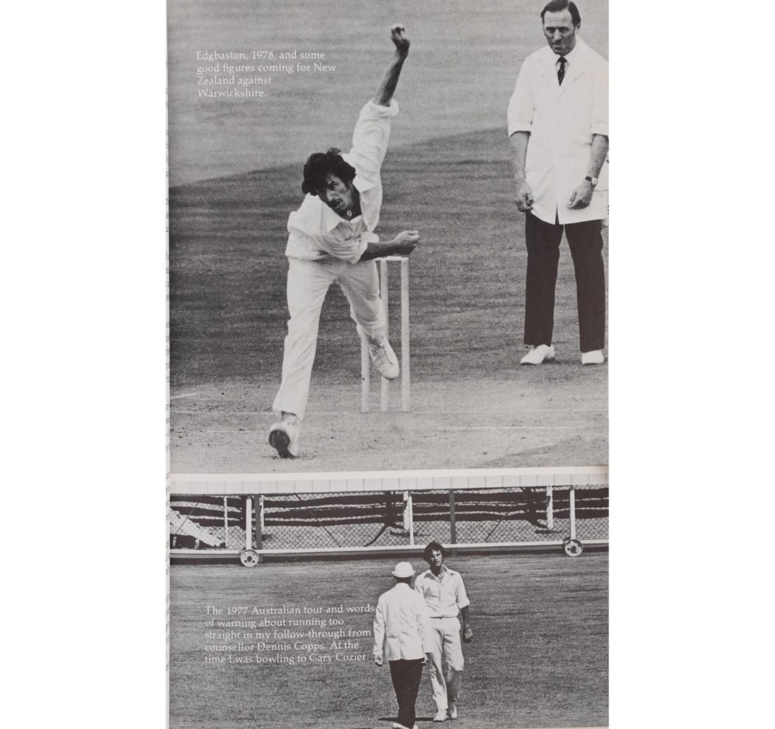 A SET OF TWO BOOKS TITLED (I) RICHARD HADLEE (II) STRAIGHT FROM THE HEART OF KAPIL DEV SIGNED - 11