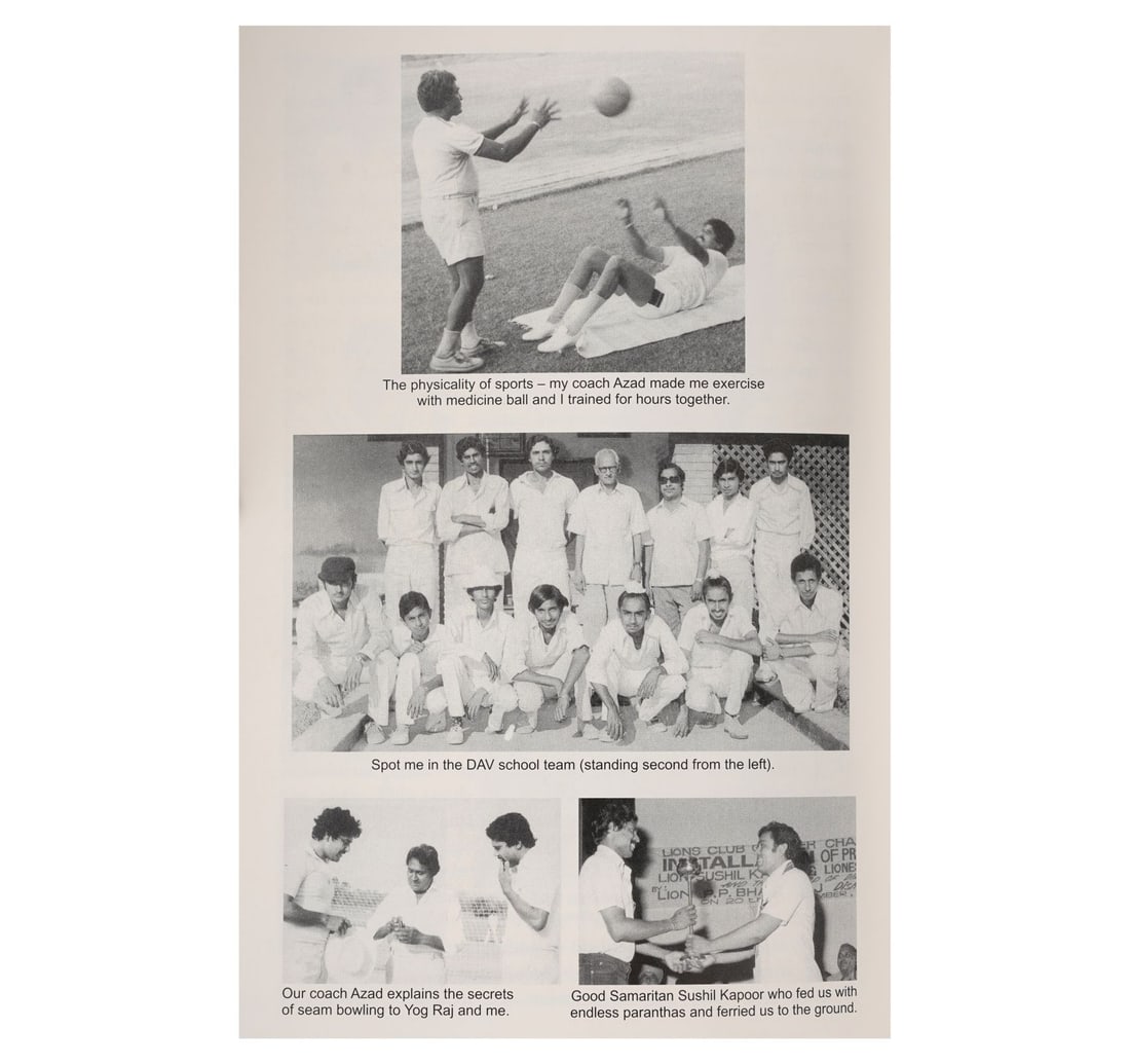 A SET OF TWO BOOKS TITLED (I) RICHARD HADLEE (II) STRAIGHT FROM THE HEART OF KAPIL DEV SIGNED - 12