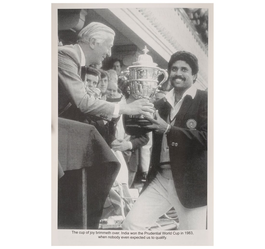 A SET OF TWO BOOKS TITLED (I) RICHARD HADLEE (II) STRAIGHT FROM THE HEART OF KAPIL DEV SIGNED - 16