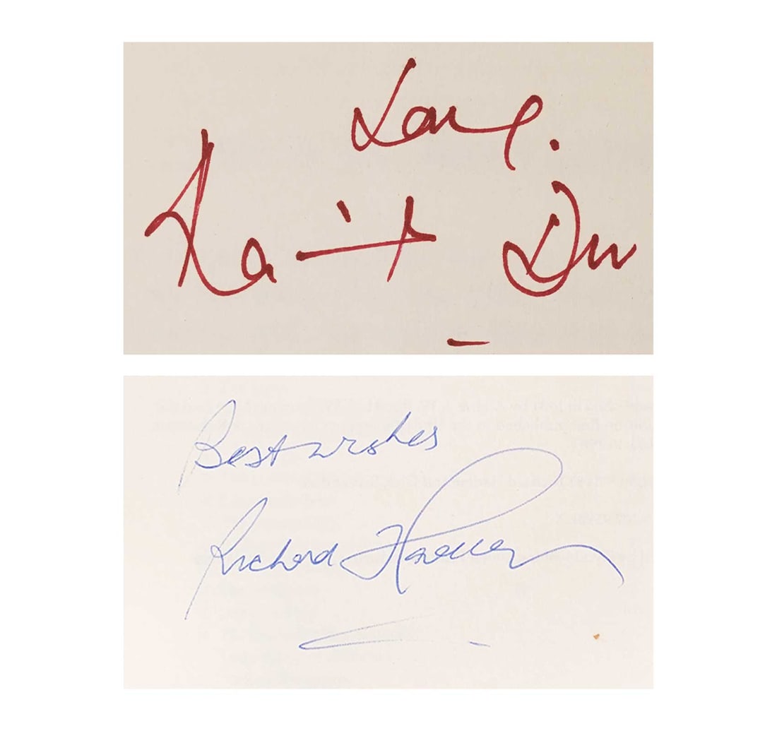 A SET OF TWO BOOKS TITLED (I) RICHARD HADLEE (II) STRAIGHT FROM THE HEART OF KAPIL DEV SIGNED - 2