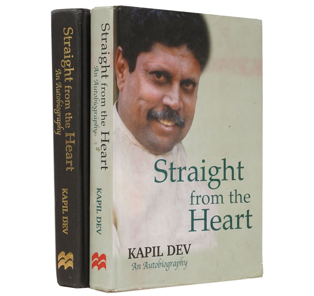 A SET OF TWO BOOKS TITLED (I) RICHARD HADLEE (II) STRAIGHT FROM THE HEART OF KAPIL DEV SIGNED - 5