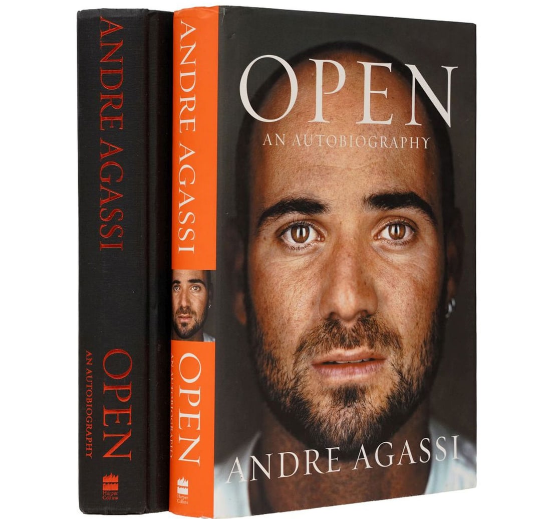 SIX SIGNED BOOKS OF WORLD FAMOUS TENIS PLAYERS AND A SIGNED PHOTOGRAPH OF PETE SAMPRAS - 13