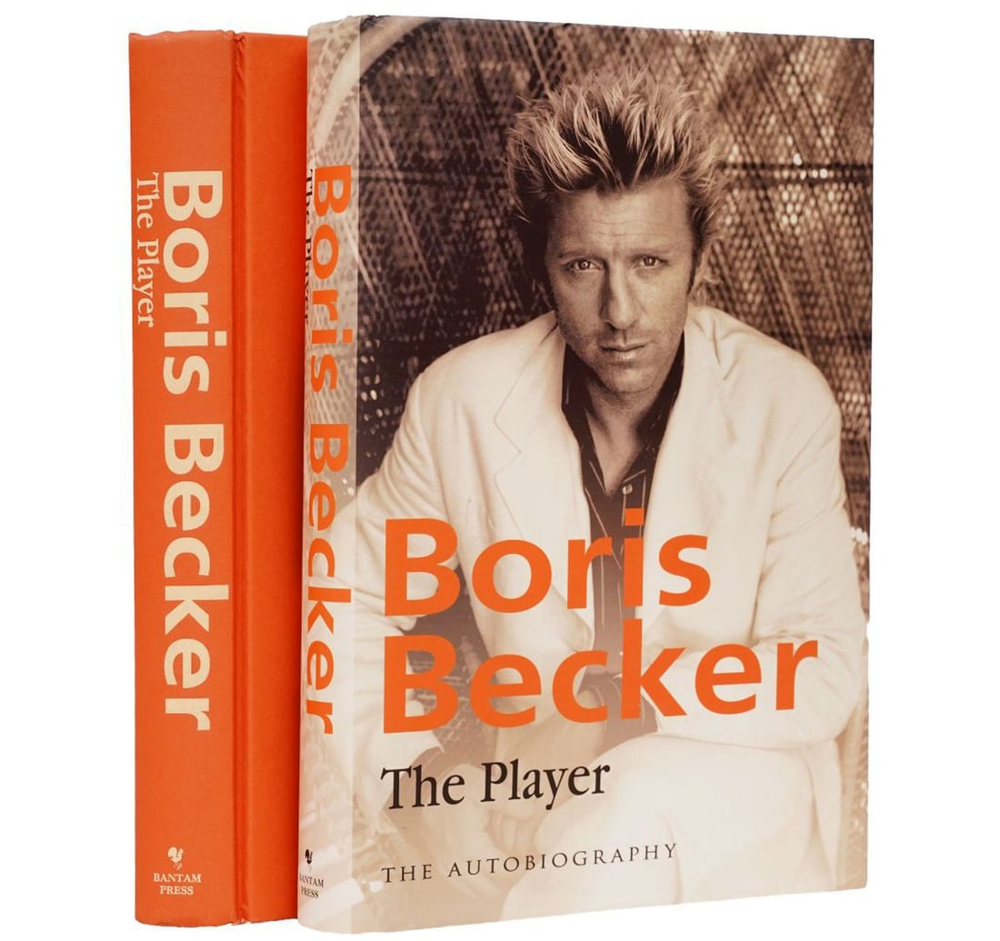 SIX SIGNED BOOKS OF WORLD FAMOUS TENIS PLAYERS AND A SIGNED PHOTOGRAPH OF PETE SAMPRAS - 6