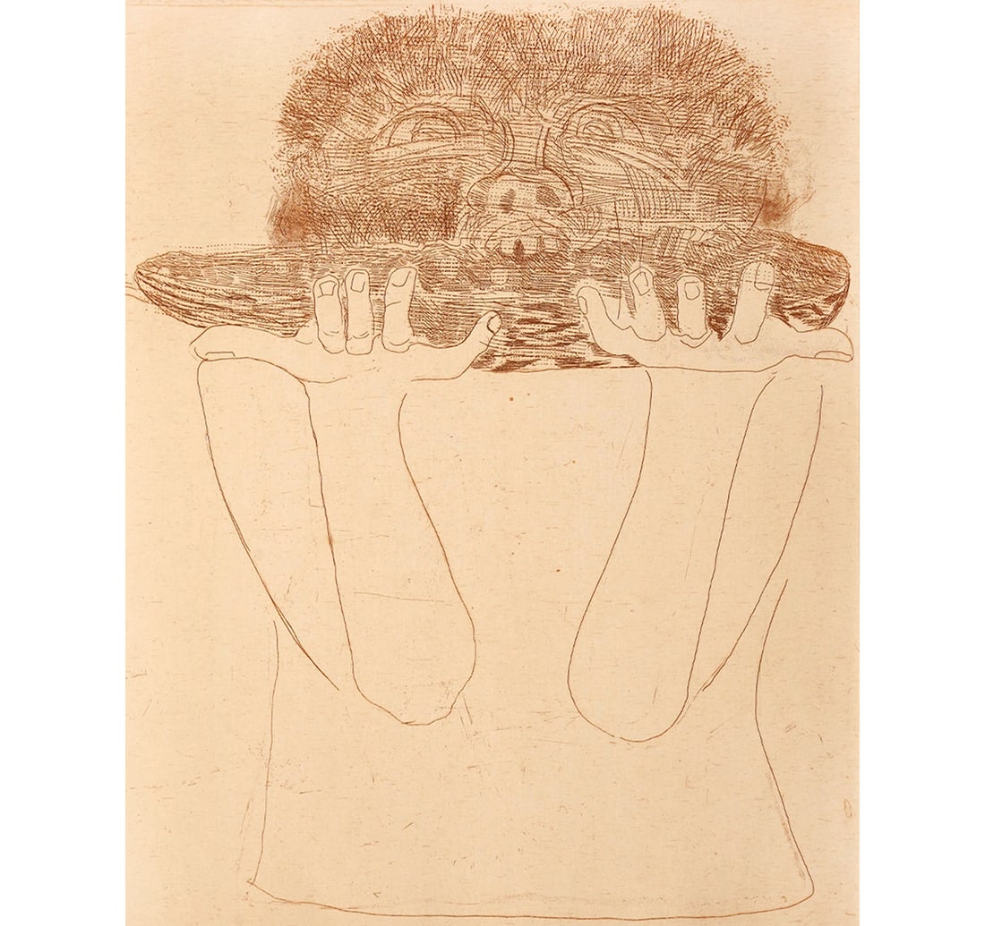 LIMITED EDITION SIGNED ETCHED ENGRAVING BY KHANNA, KRISHEN: SIGNED ENGRAVING, 15TH FROM A LIMITED EDITION OF 25 Size: 37.5 x 49 cm (14.7 x 19.2 Inches) Sheet Size: 48.5 x 59 cm (19 x 23.2 Inches) Mount Size: 54.2 x 69 cm (21.3 x 27.1 Inches)Signed KKhanna