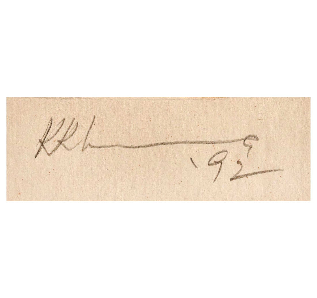 LIMITED EDITION SIGNED ETCHED ENGRAVING BY KRISHEN KHANNA - 2