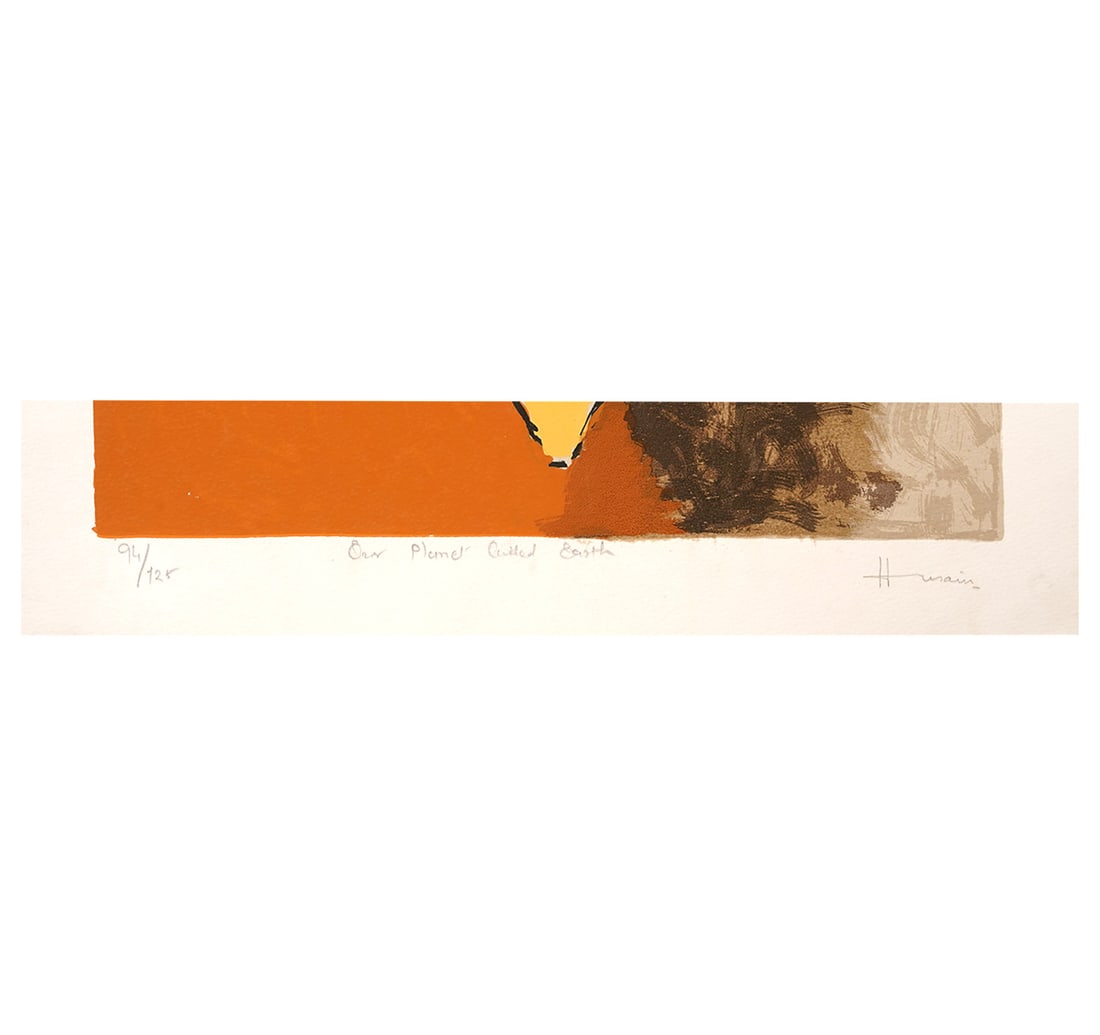 SIGNED SERIGRAPH, 94TH FROM A LIMITED EDITION OF 125 BY M.F. HUSAIN - 5