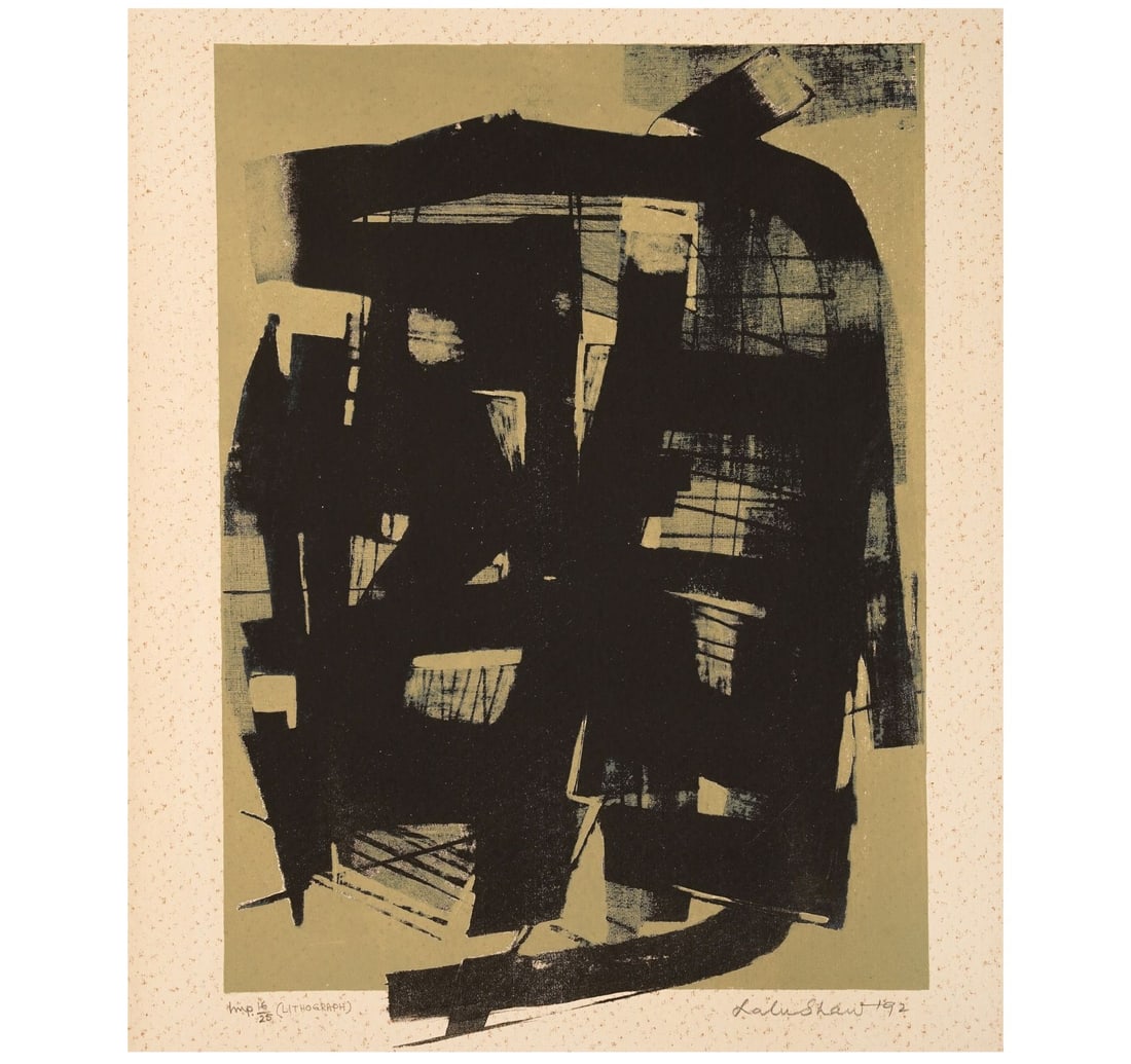 SIGNED LITHOGRAPH, 16TH FROM A LIMITED EDITION OF 25 BY LALU SHAW - 4