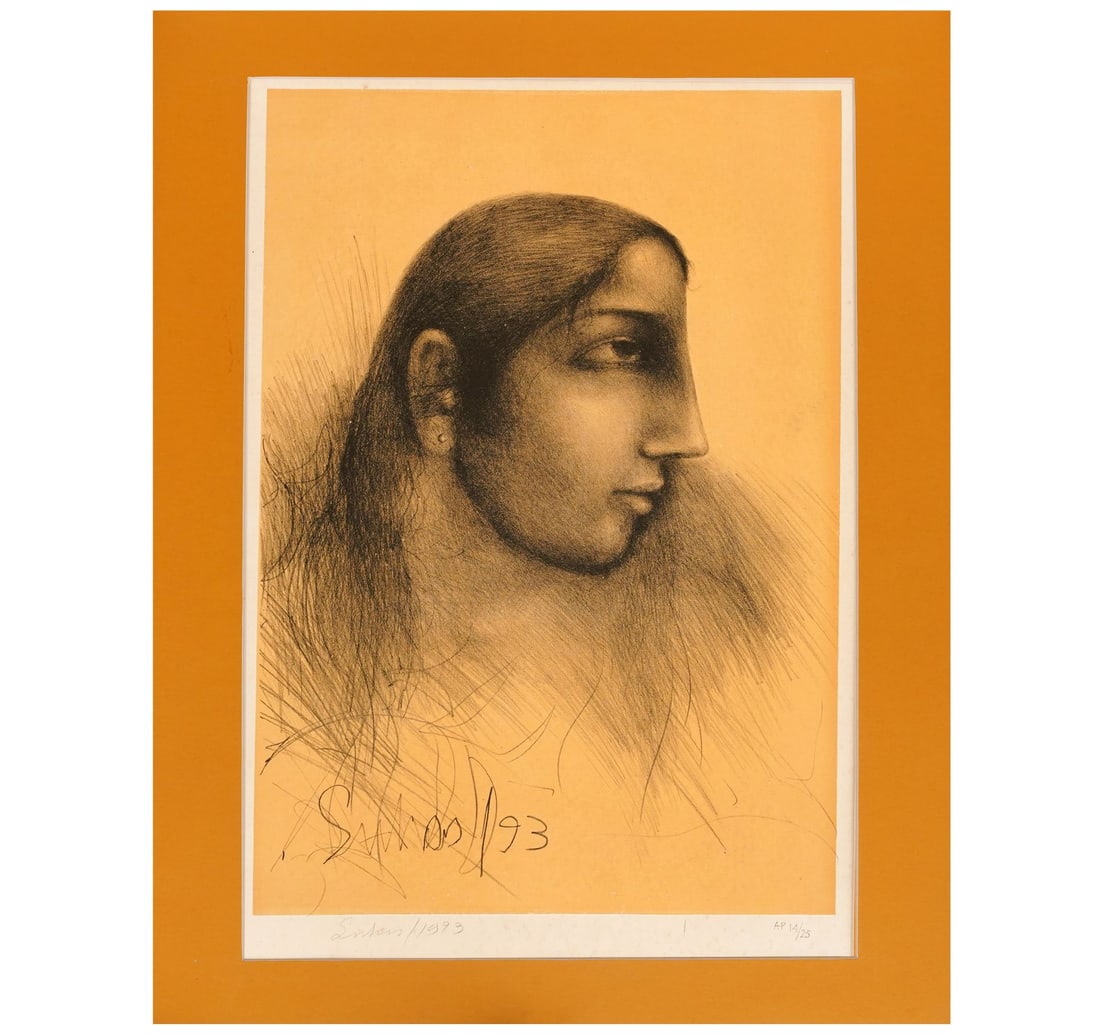 SIGNED LITHOGRAPH, 14TH FROM A LIMITED ARTIST'S PROOF OF 25 BY SUHAS ROY - 4