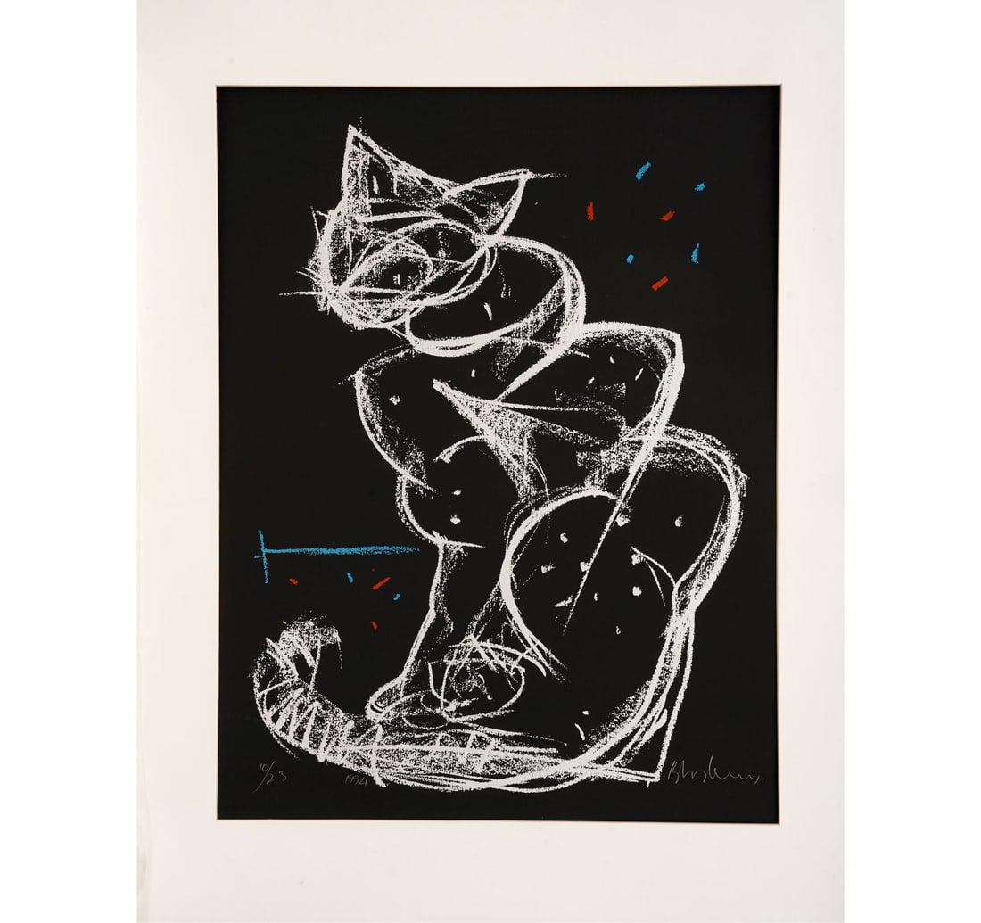 SIGNED SERIGRAPH, 10TH FROM A LIMITED EDITION OF 25 BY BHASKARAN, R.B. - 3