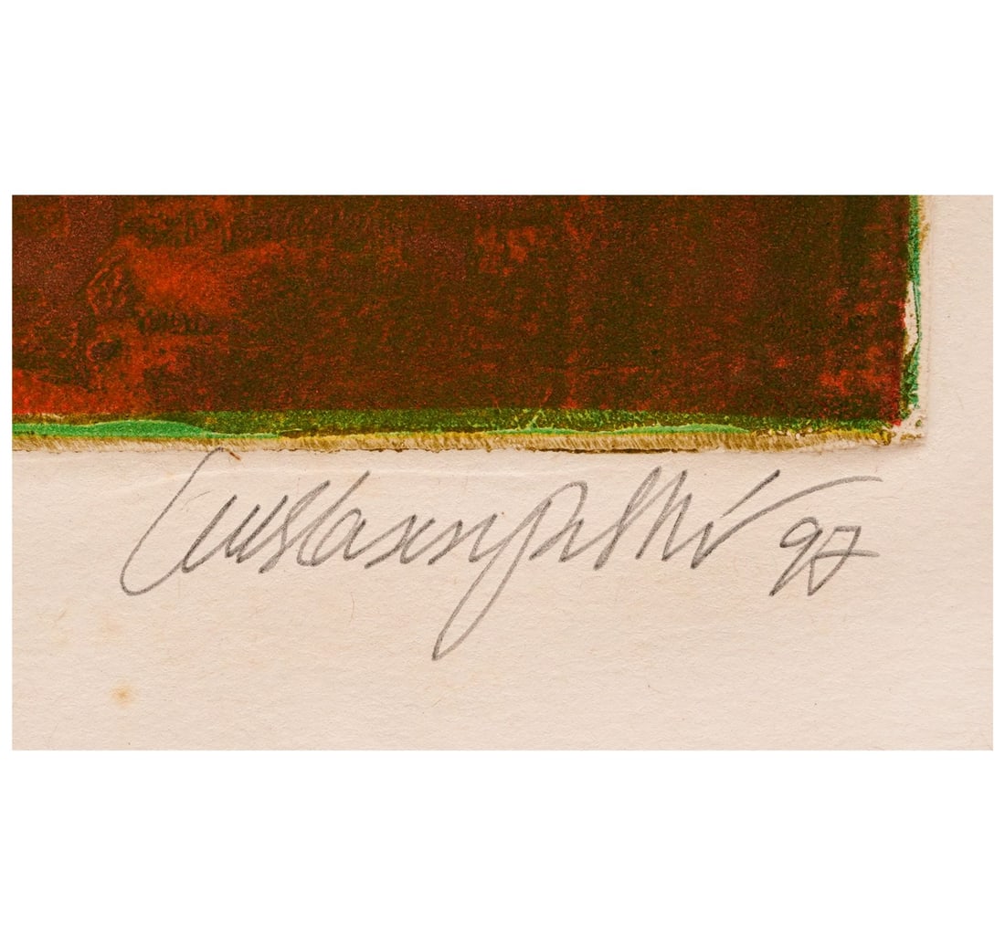 SIGNED LITHOGRAPH, 16TH FROM A LIMITED ARTIST'S PROOF OF 25 BY SHUKLA SEN PODDAR - 2