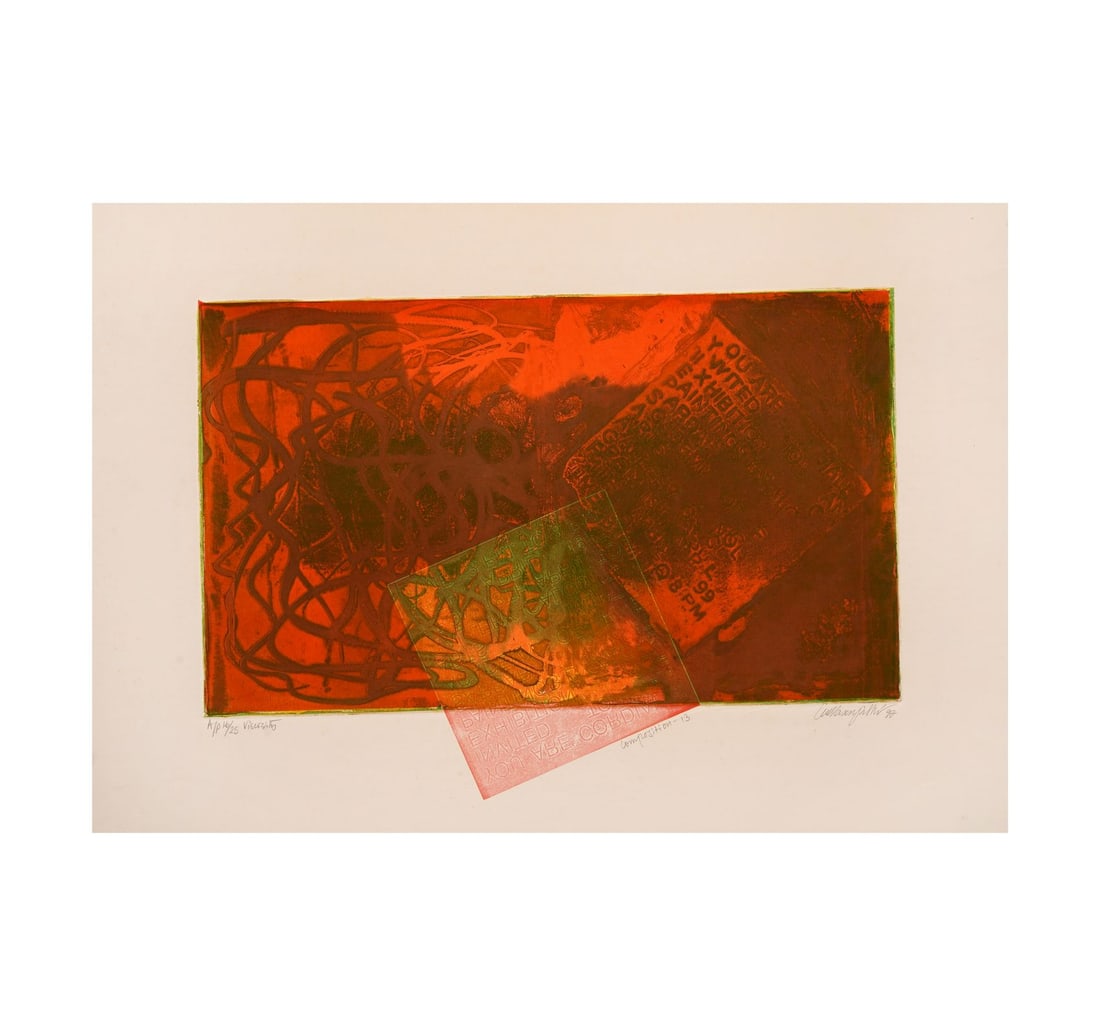 SIGNED LITHOGRAPH, 16TH FROM A LIMITED ARTIST'S PROOF OF 25 BY SHUKLA SEN PODDAR - 4