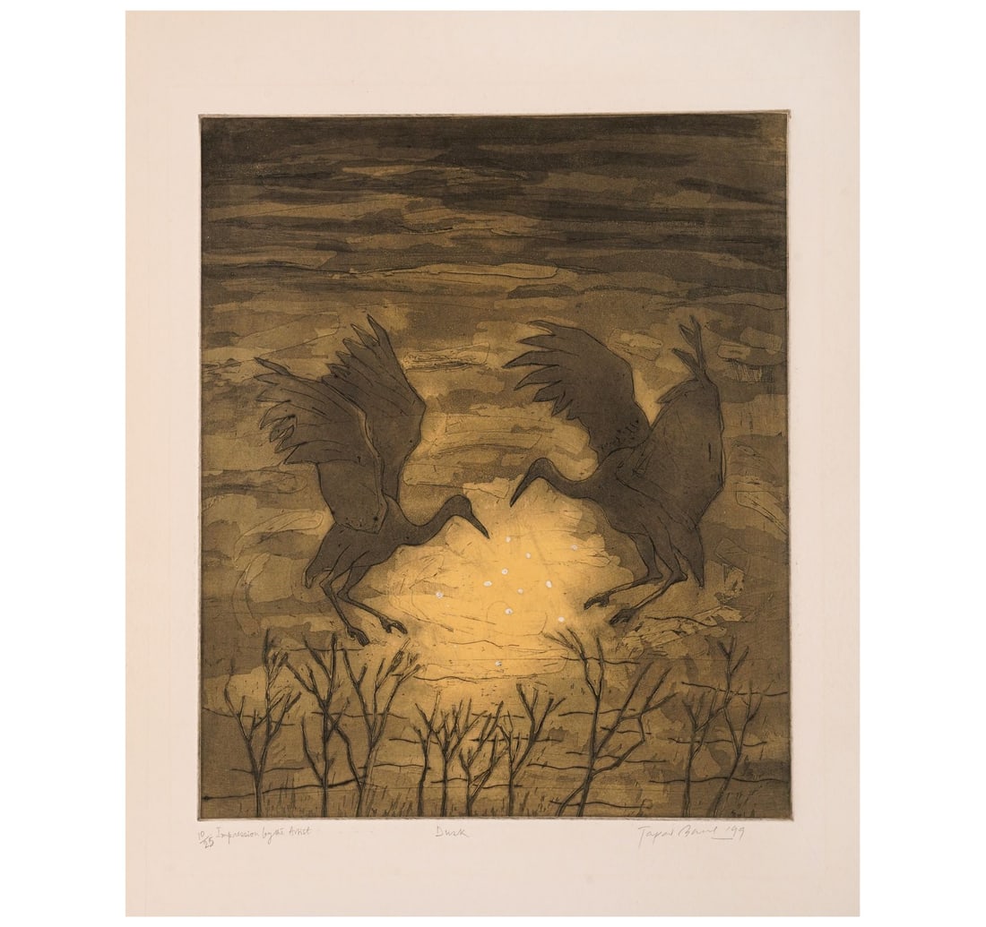 SIGNED ETCHING, 10TH FROM A LIMITED EDITION OF 25 BY GHOSH, TAPAN - 4