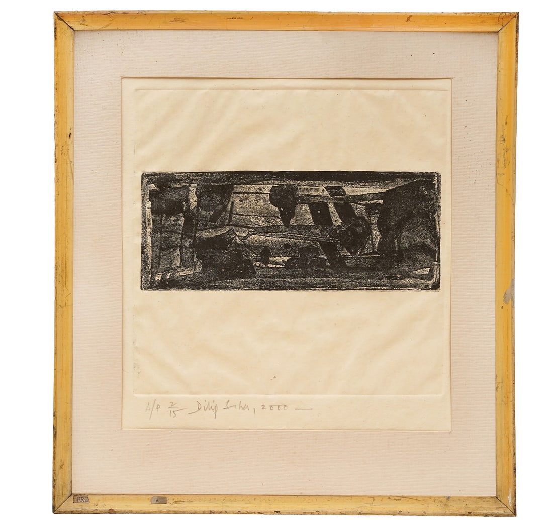 SIGNED ETCHING, 2ND FROM 15 ARTIST'S PROOF BY SAHA, DILIP - 3