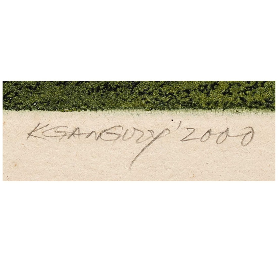 SIGNED ETCHING, 1ST FROM A LIMITED EDITION 0F 12 BY RAJ, K. GANGI - 2