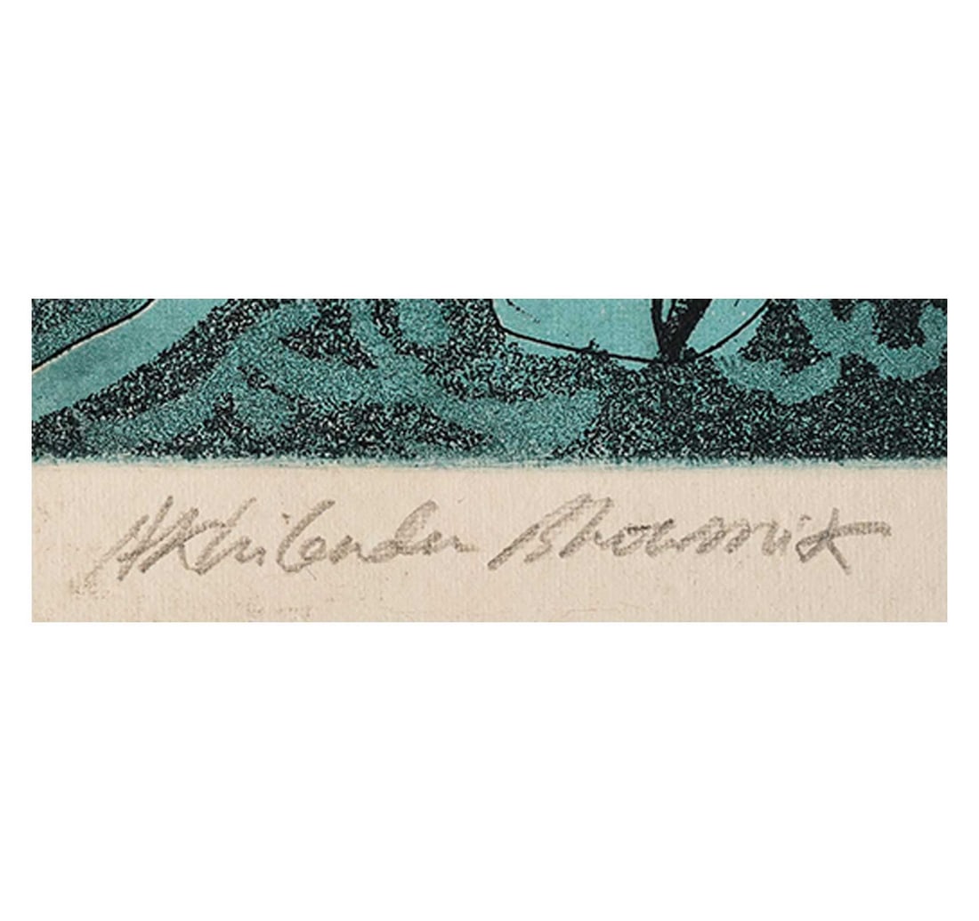 SIGNED ETCHING, 3RD FROM A LIMITED EDITION 0F 12 BY BHOMICK, AKHILENDER - 2