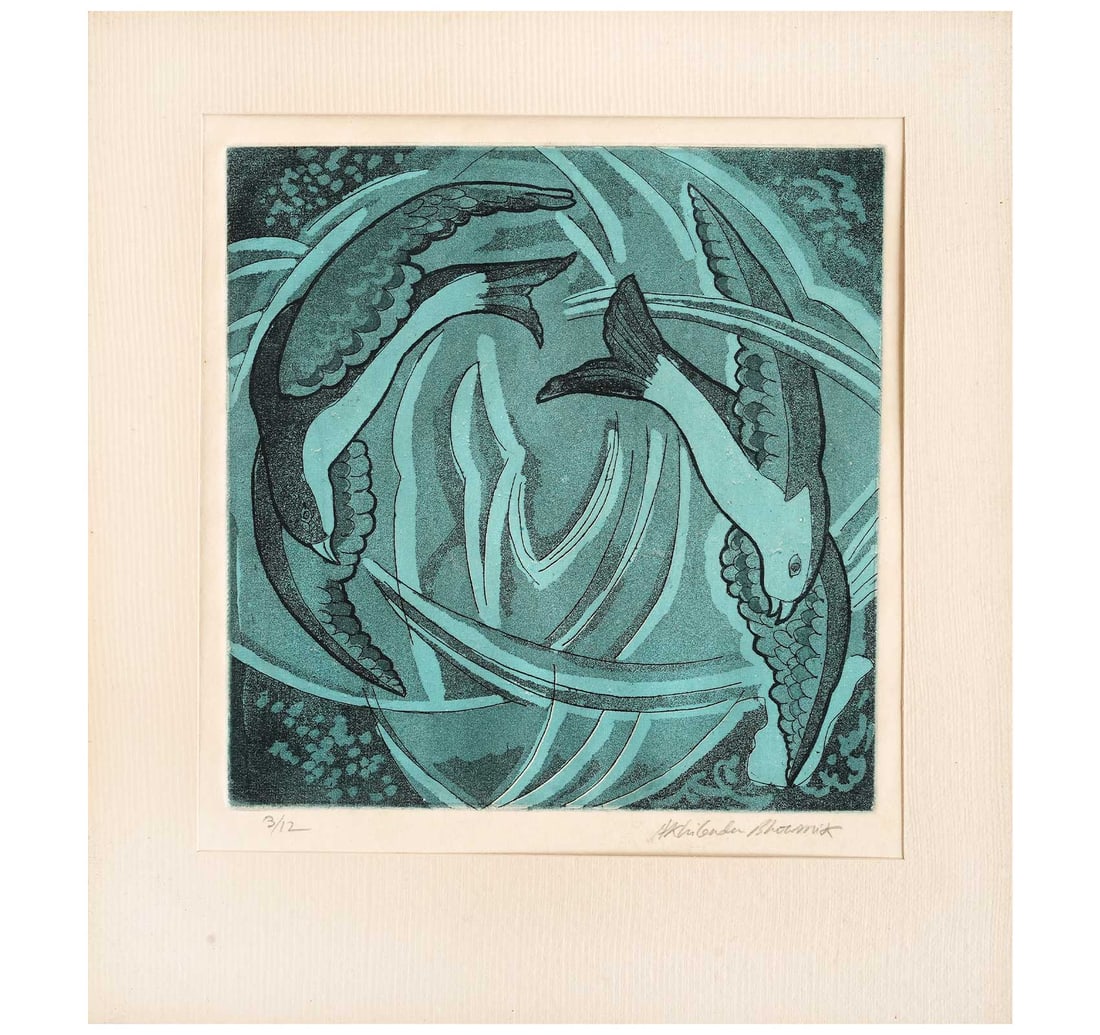 SIGNED ETCHING, 3RD FROM A LIMITED EDITION 0F 12 BY BHOMICK, AKHILENDER - 4