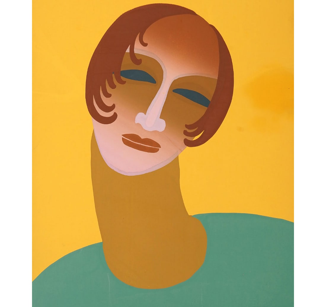 SIGNED SERIGRAPH, 4TH FROM A LIMITED EDITION OF 22 BY SINGH, PARAMJEET: HAPPY MAN Size: 45.7 x 35.3 cm (17.9 x 13.8 inches) Sheet size: 58.3 x 45.2 cm (22.9 x 17.7 inches) Signed, inscribed and dated by the artist Signed and dated 'Paramjeet Singh/ 8.04.2004' (lower