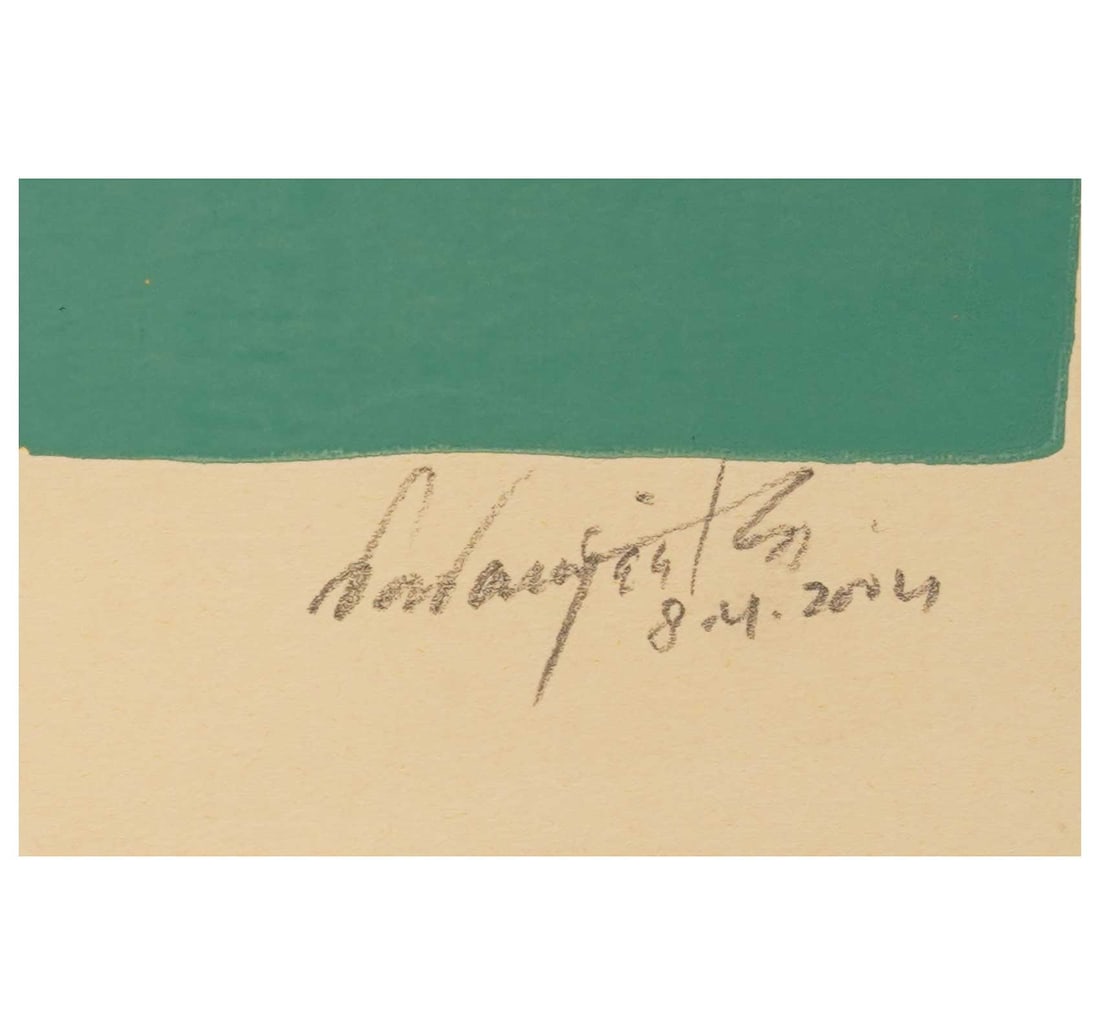SIGNED SERIGRAPH, 4TH FROM A LIMITED EDITION OF 22 BY PARAMJEET SINGH - 2