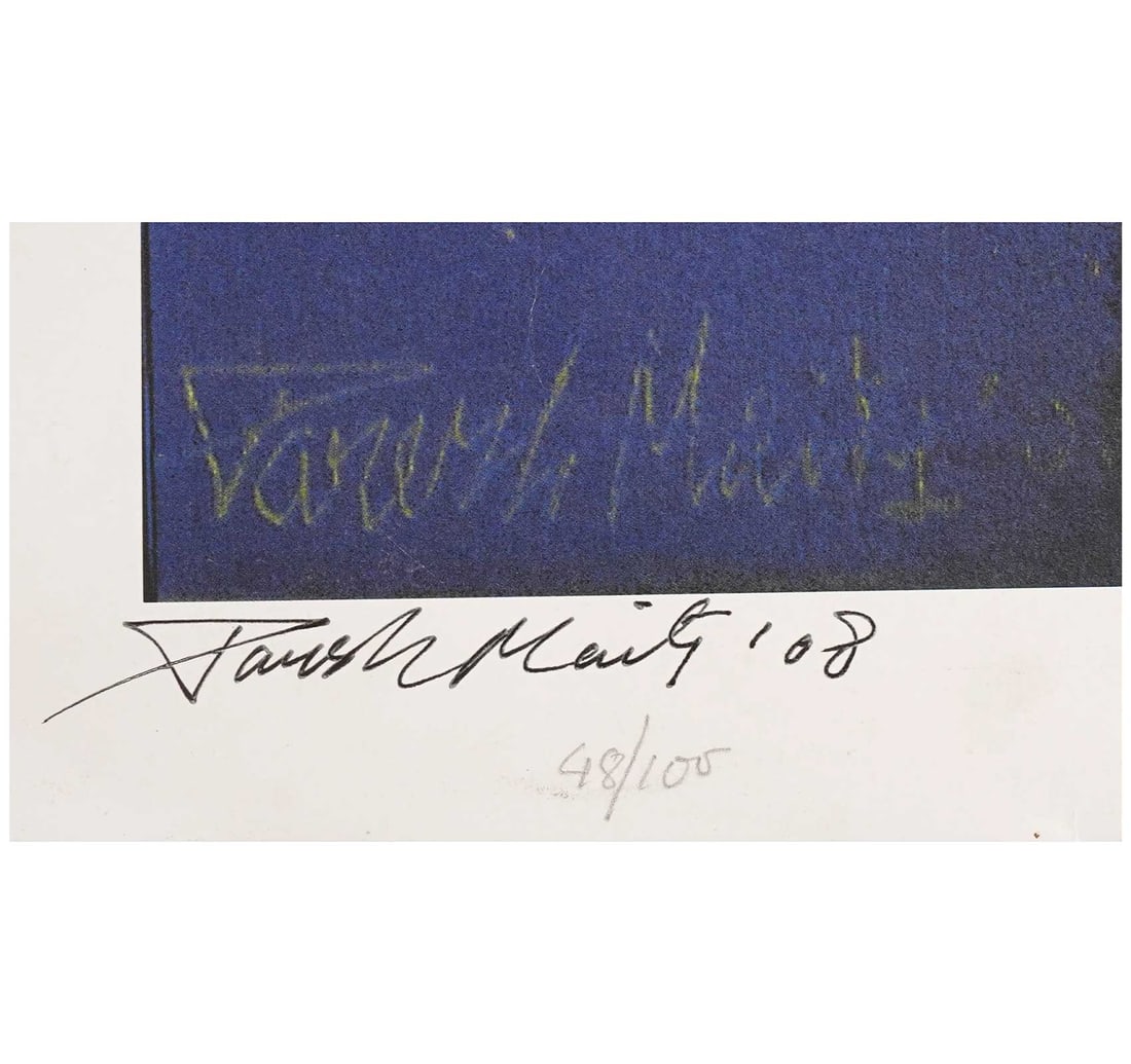 SIGNED OFFSET PRINT, 48TH FROM A LIMITED EDITION OF 100 BY MAITY, PARESH - 2