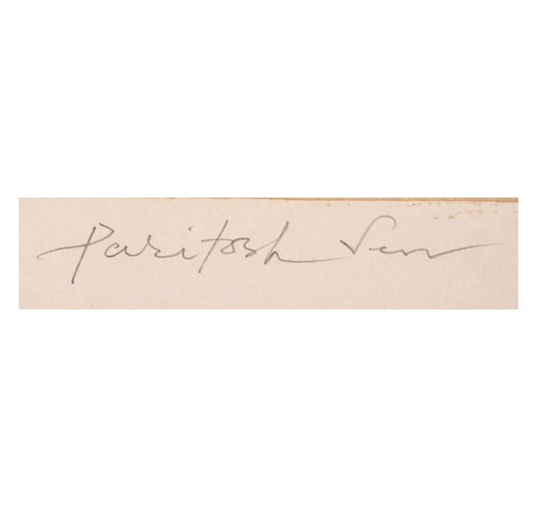 SIGNED SERIGRAPH, 1OTH FROM A 25TH ARTIST'S PROOF BY SEN, PARITOSH - 2