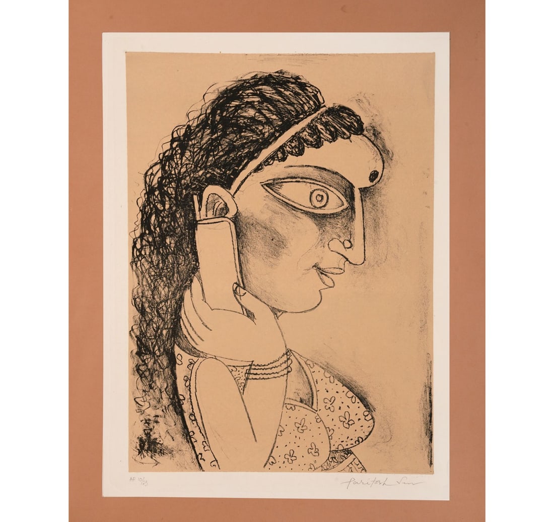 SIGNED SERIGRAPH, 1OTH FROM A 25TH ARTIST'S PROOF BY SEN, PARITOSH - 3