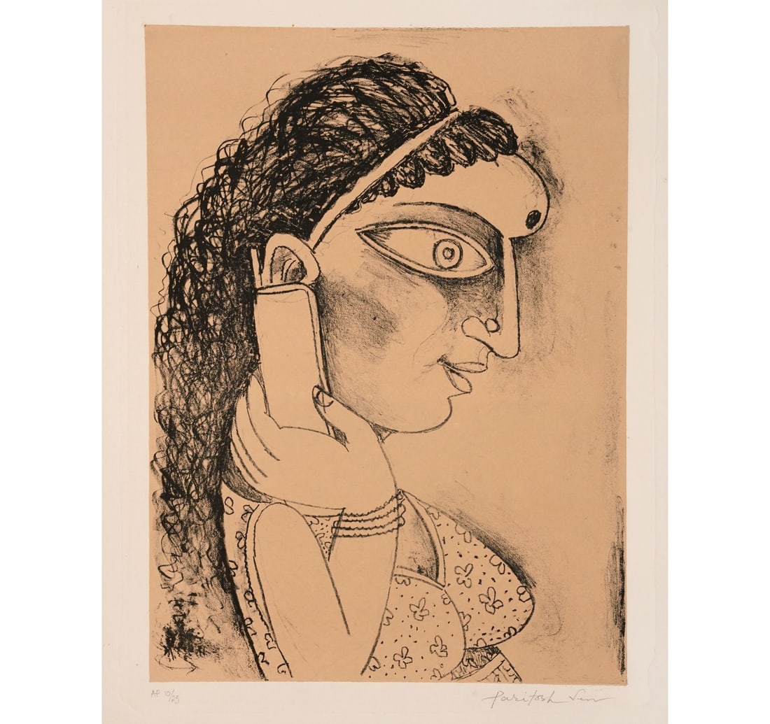 SIGNED SERIGRAPH, 1OTH FROM A 25TH ARTIST'S PROOF BY SEN, PARITOSH - 4