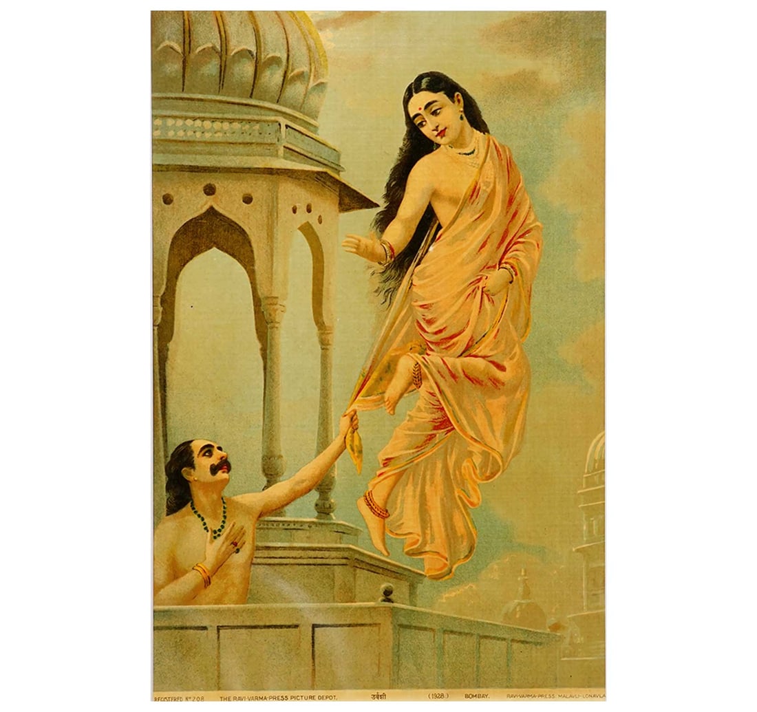 RAJA RAVI VARMA OLEOGRAPH: URVASHI - 4