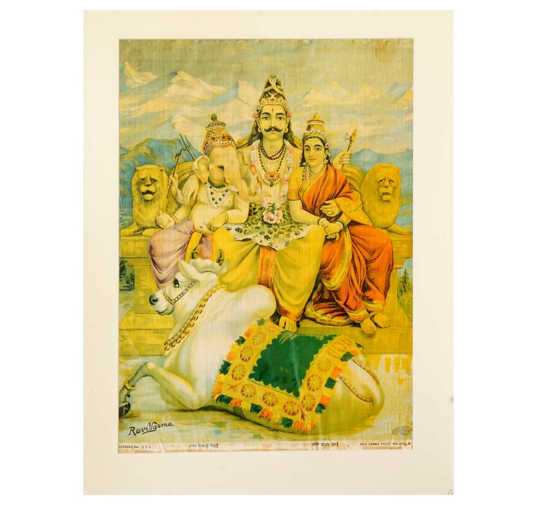 RAJA RAVI VARMA OLEOGRAPH: SHANKAR - 2