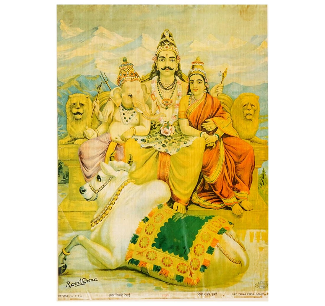 RAJA RAVI VARMA OLEOGRAPH: SHANKAR - 4