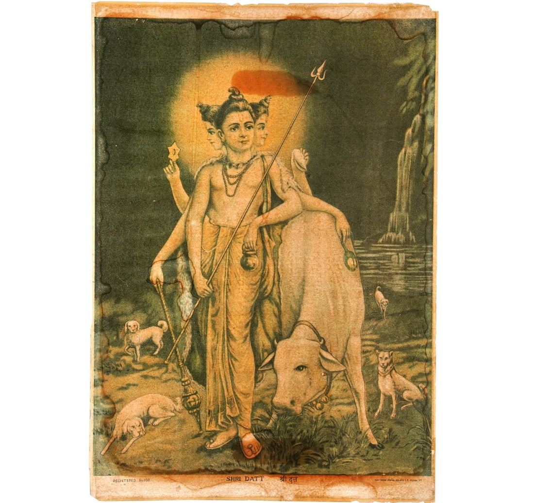 RAJA RAVI VARMA OLEOGRAPH: SHREE DATT - 2