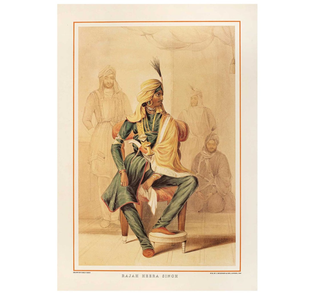 REPRINT BY EMILY EDEN: RAJA HEERA SINGH SIKH MAHARAJA SON OF MAHARAJA RANJIT SINGH - 2