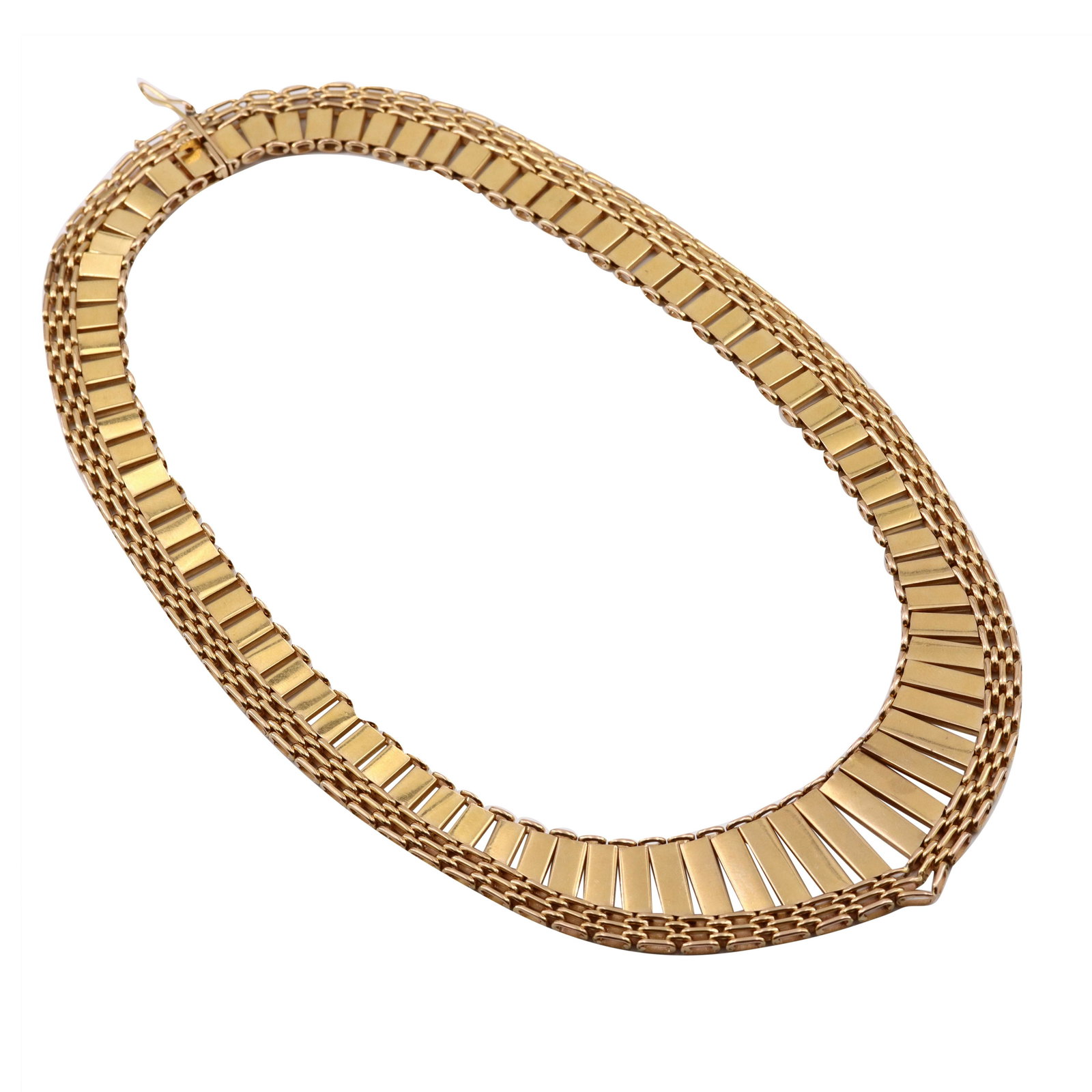 Retro 18k Gold Necklace (1 of 6)