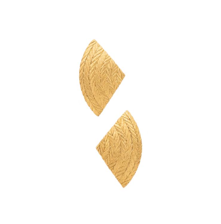 Buccellati Milano geometric woven Earrings in 18k gold (1 of 4)