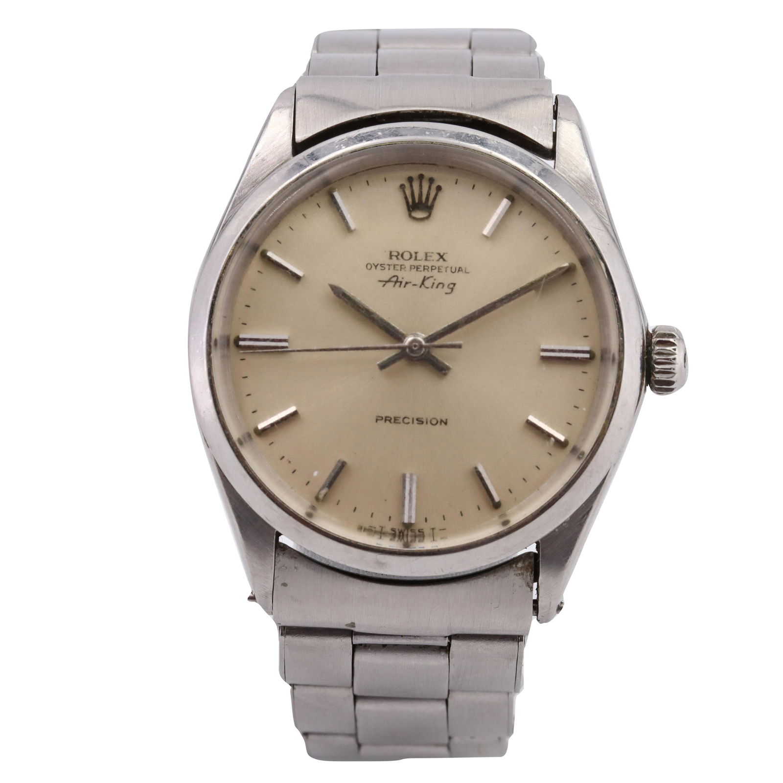 Rolex Air King 5500 Precision Silver Dial Stainless Steel (1 of 5)