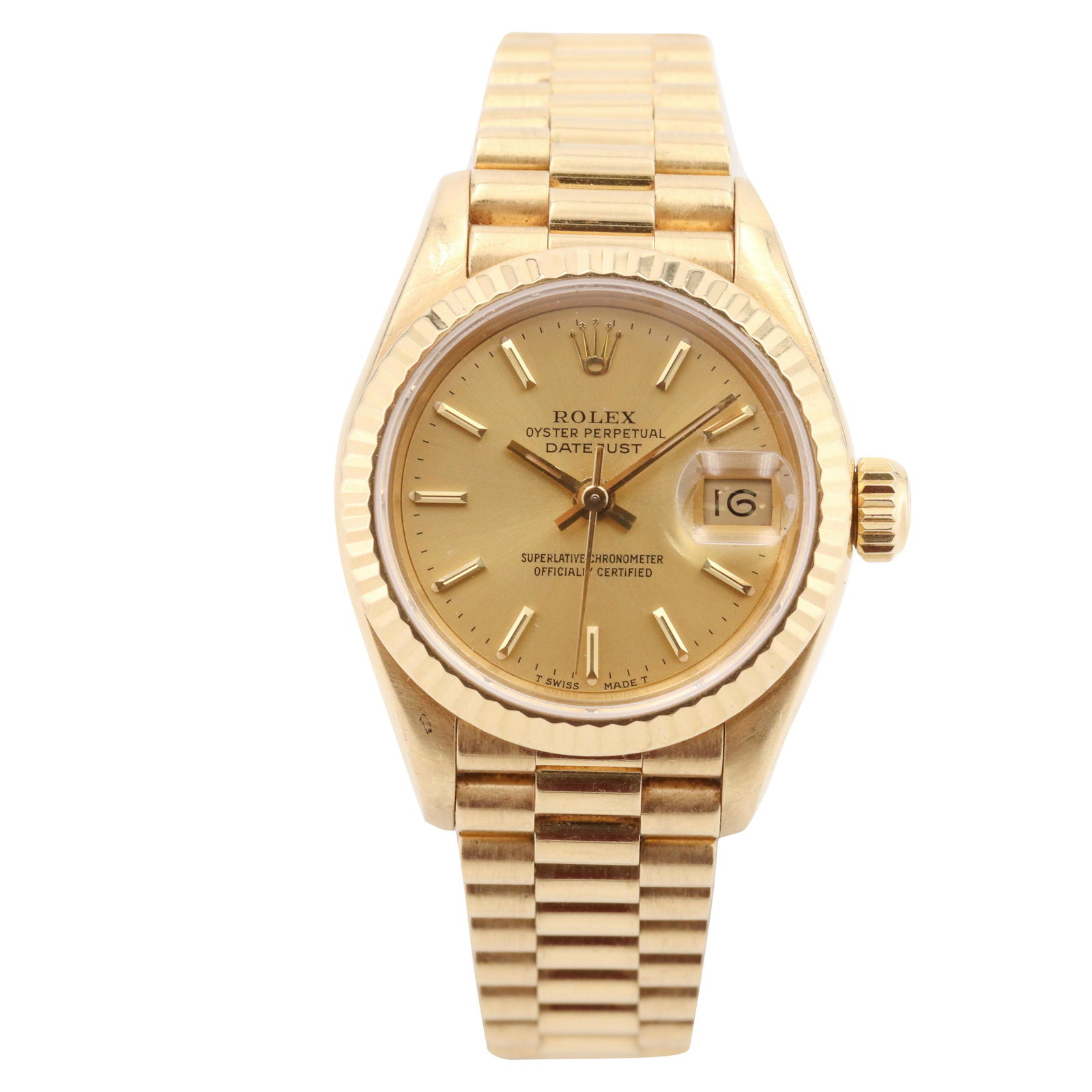 Ladies 18k Gold Rolex 6917 Datejust (1 of 6)