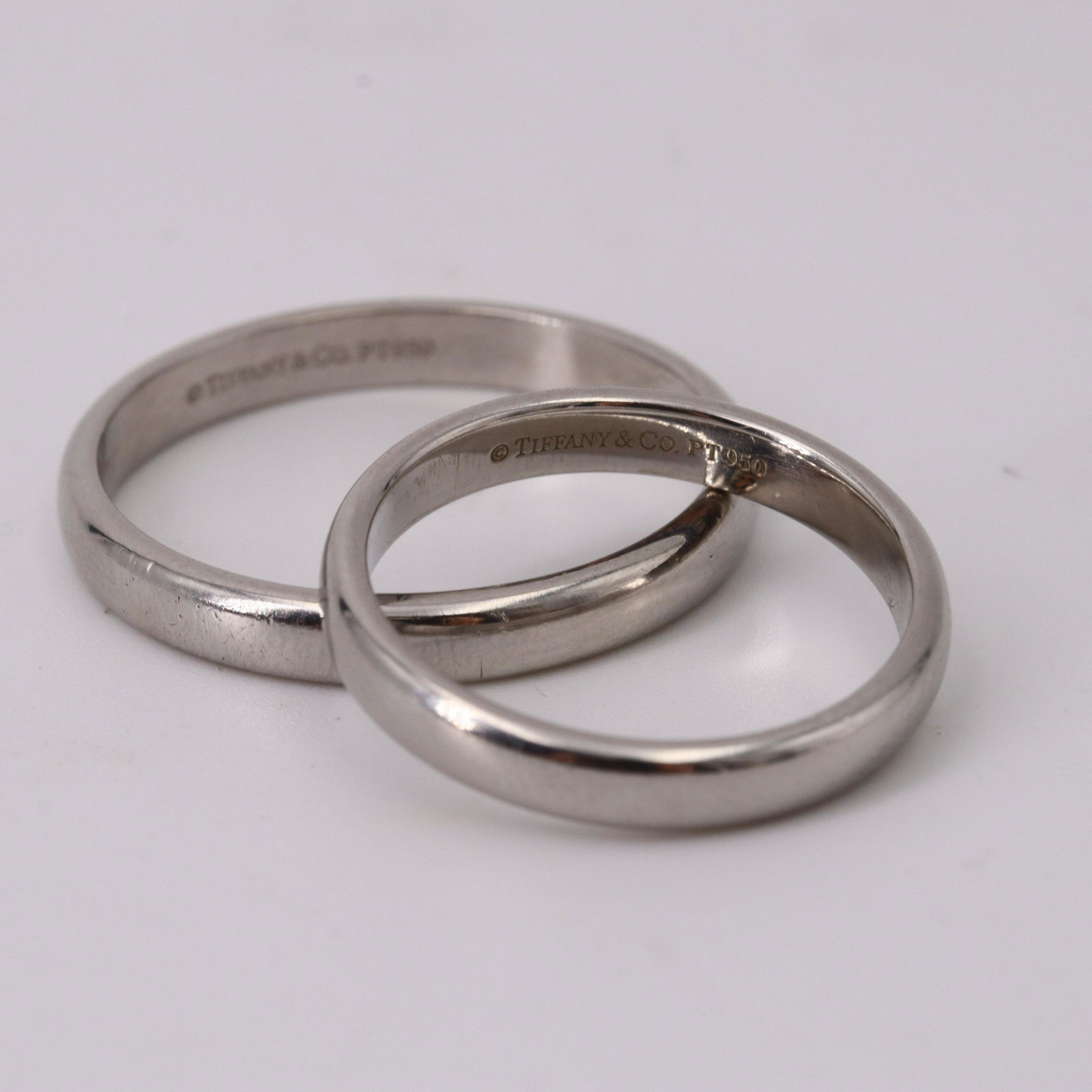 Tiffany & Co Wedding band Set in Platinum (1 of 6)