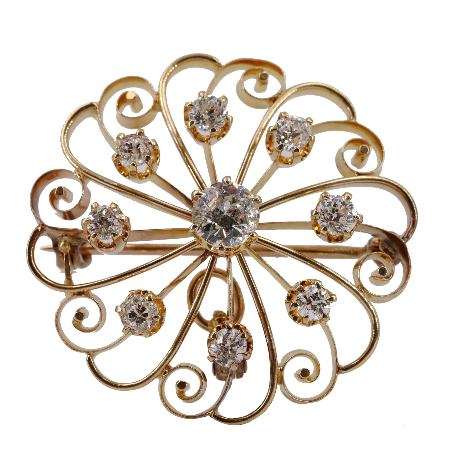 1.60 ctw in Diamonds & 14k Gold Pendant (1 of 3)