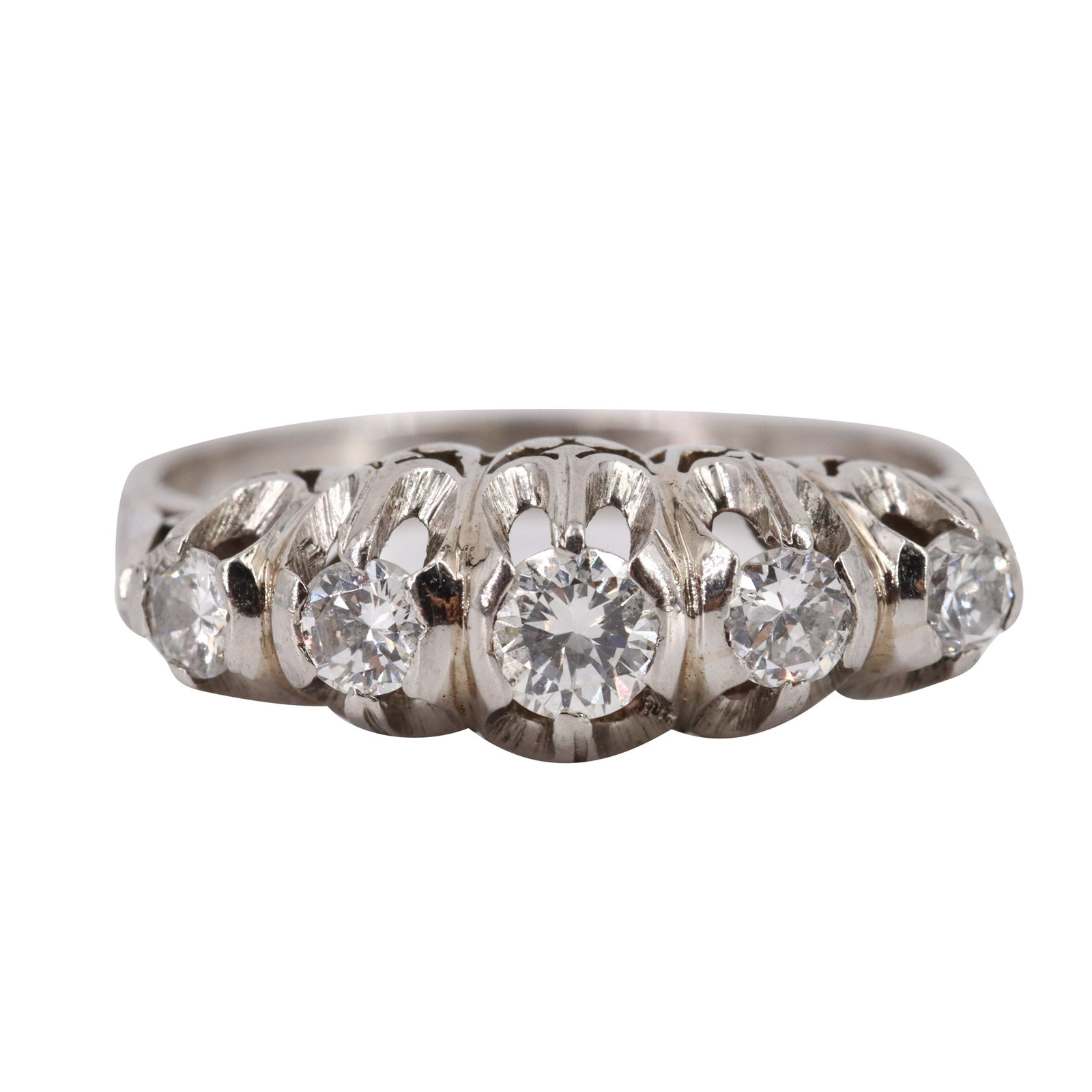 Five Diamonds Platinum Ring (1 of 4)
