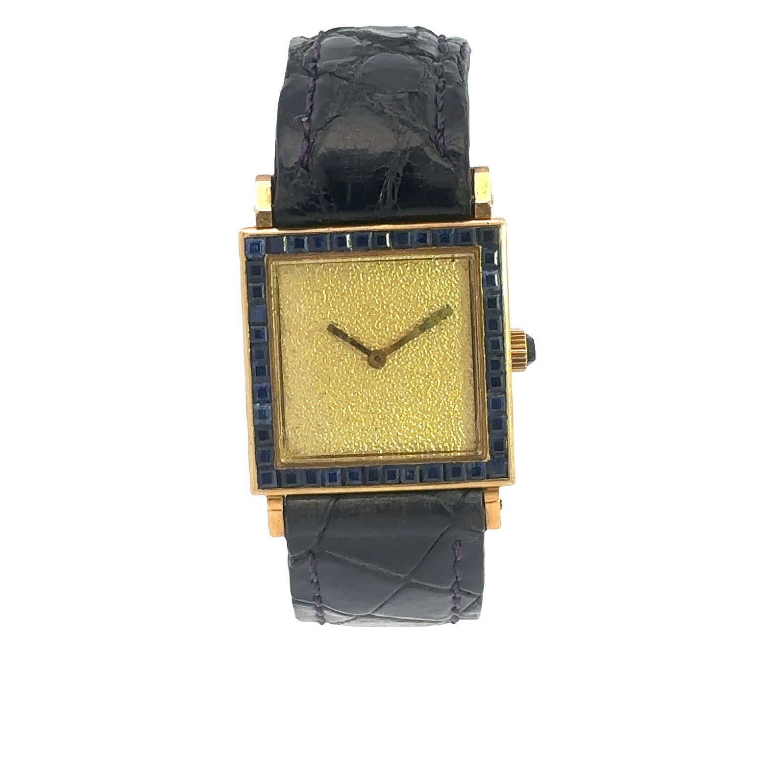 Boucheron Manual winding 18k Gold and Sapphires Watch (1 of 6)
