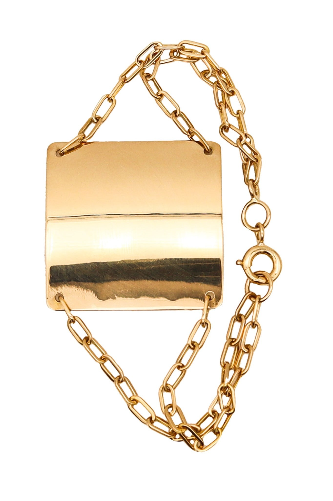 Pierre Cardin Paris 1970 By Dinh Van Minimalist Bracelet In 18Kt Yellow Gold (1 of 6)