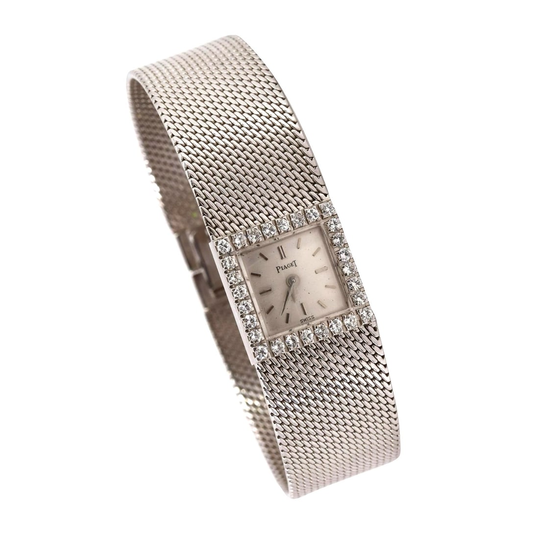 Piaget 18k Gold Watch with Diamonds (1 of 8)