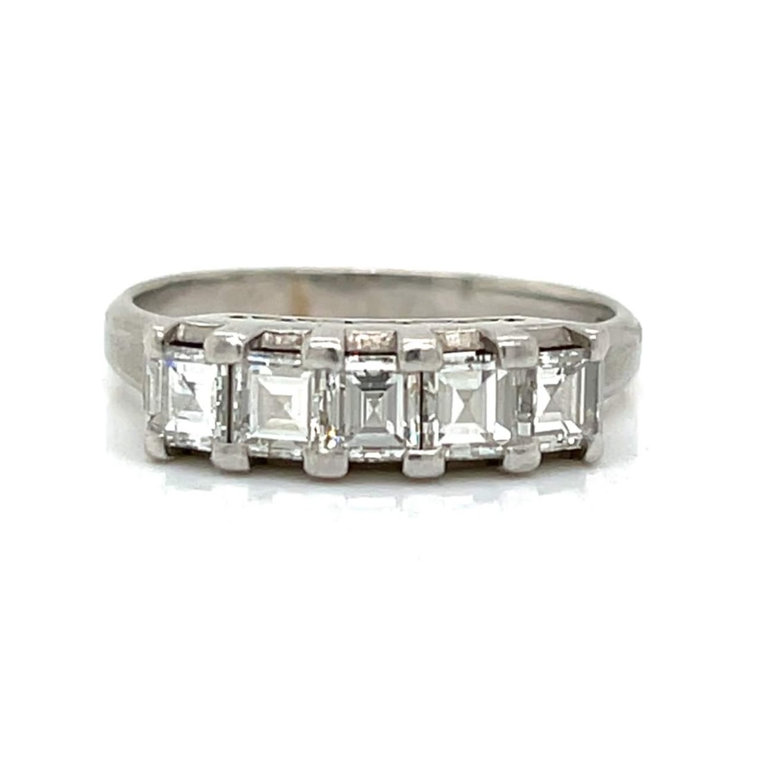 Platinum 1.15 Ct. Diamond Anniversary Ring (1 of 4)