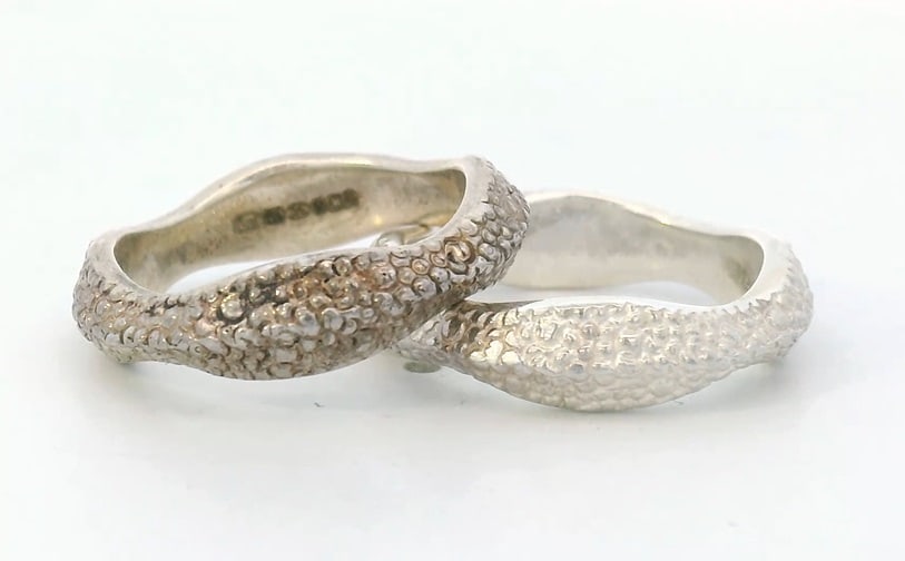 STEPHEN WEBSTER Sterling Silver set of two Rings: STEPHEN WEBSTER Sterling Silver set of two Rings. Ring sizes: 5. Total combined weight: 6.0