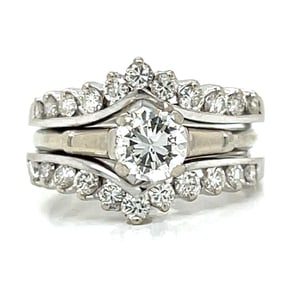 14K White Gold 1.90 Ct. Diamond Ring