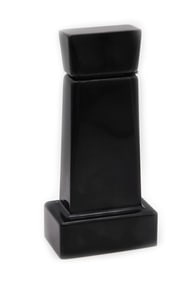 AMERICAN Art Deco 1930 Geometric Skyscraper Desk Tall Lighter In Catalin Bakelite