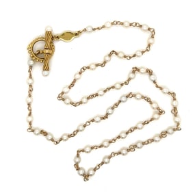 BACH 18K Yellow Gold Pearl Necklace