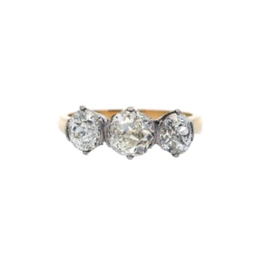 Antique 18kt gold Ring with 2.00 carats in Diamonds